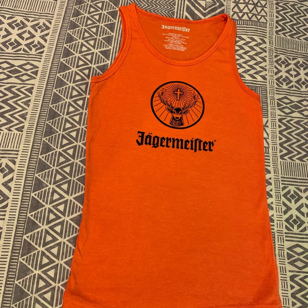 Jäegermeister tank top, Women’s size small, excellent like new condition.